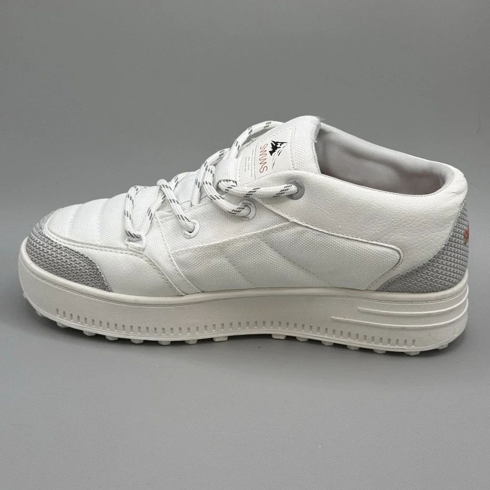 SWIMS Snow Runner‎ Low Boots Waterproof Unisex Size 8 Off-White